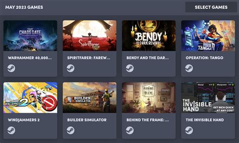 Humble Monthly Bundle - May 2023 - Epic Bundle