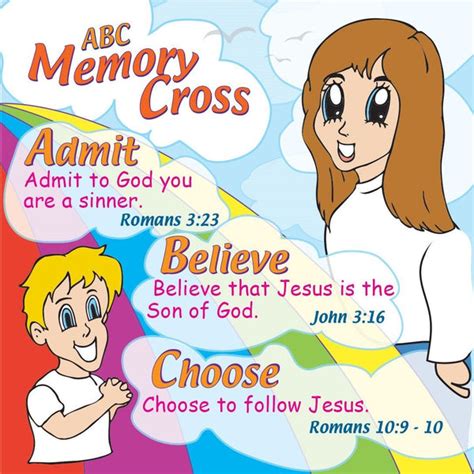 ABC Memory Cross Tract for Kids