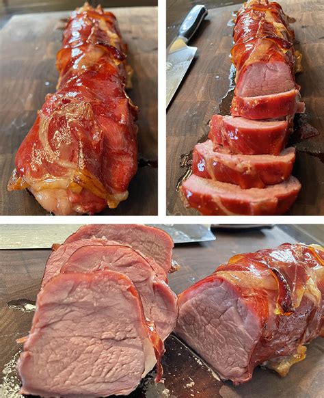 Smoked Pork Tenderloin: Prosciutto Wrapped with Maple Glaze