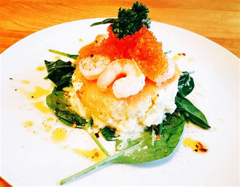 Smoked Salmon, Prawn and Tobiko with Scrambled Egg - Cooking Awesome Food! | Recipe | Smoked ...