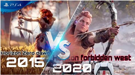 Horizon forbidden west VS Horizon zero dawn ps5 vs ps4 - YouTube