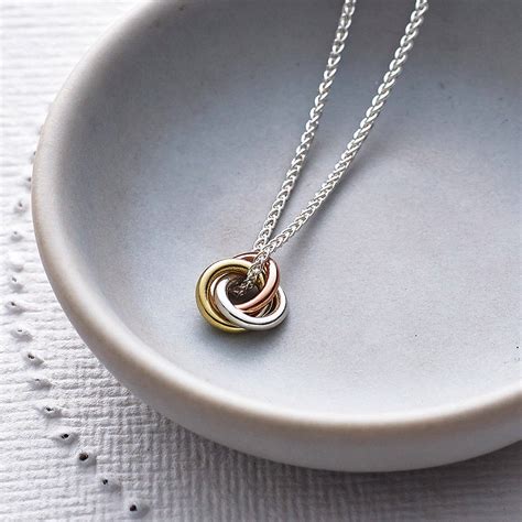 eternity solid nine ct gold necklace by jessica greenaway | notonthehighstreet.com