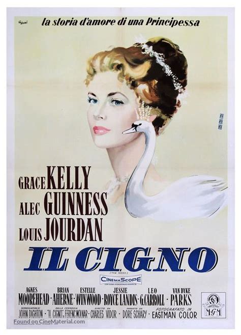 The Swan (1956) Italian movie poster