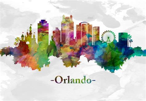 Premium Photo | Orlando florida skyline