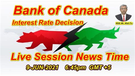 BoC Interest Rate Decision | 🔴 Live Session News Time - YouTube