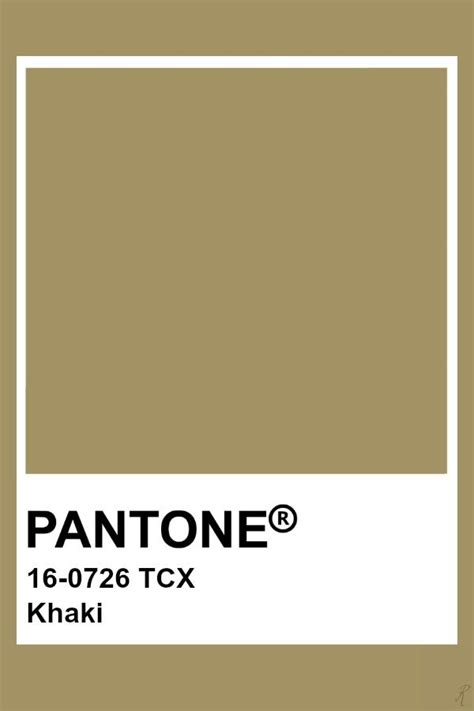 Pantone Khaki | Pantone colour palettes, Pantone color, Pantone