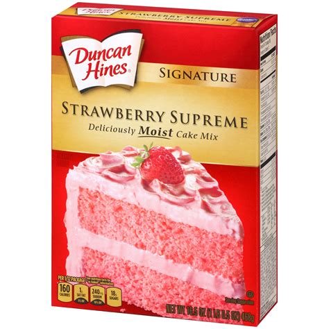 duncan hines strawberry cake mix recipes