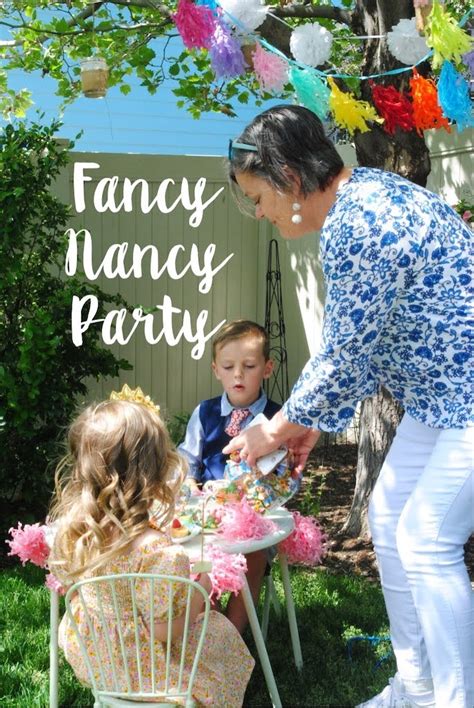 How to make a Fancy Nancy birthday tea party - Karins Kottage