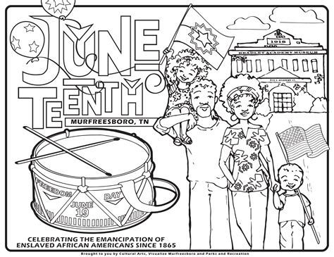 Juneteenth Color Page Final - Coloring Home