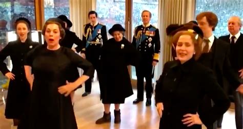 WATCH: 'The Crown' cast dances behind the scenes in viral clip