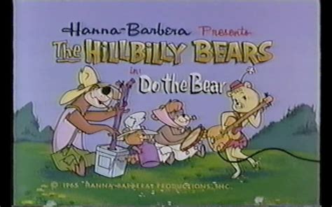 The Hillbilly Bears in "Do the Bear", 1965 (Hanna-Barbera) | Toon Title Card Archive | Pinterest ...