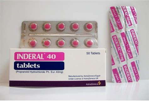 Inderal 40mg Tablets - Rosheta Medications