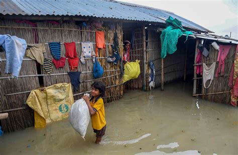 Assam flood 2023 Nearly 2.61 lakh people of 196 villages affected in ...