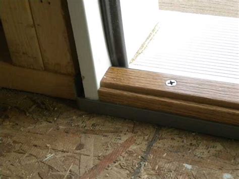 Door threshold adjustment - Wood's Home Maintenance Service|BlogWood's Home Maintenance Service|Blog