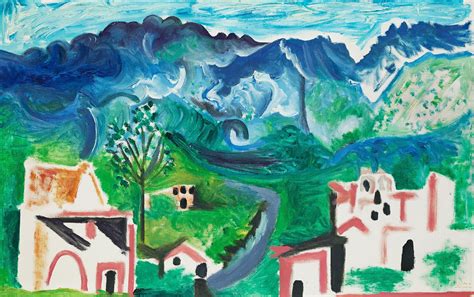 Pablo Picasso, "Paysage, Méditerranéen". - Bukowskis