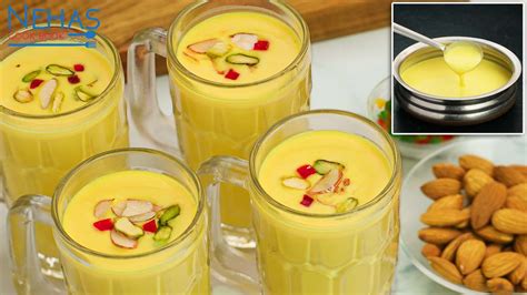 Badam shake | street style badam milk shake | how to make badam milk ...