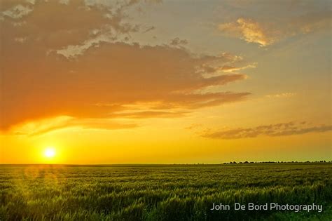 "A Plains Sunset" by John De Bord Photography | Redbubble