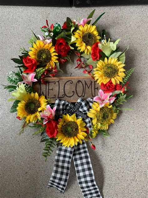 Welcome wreath in 2021 | Welcome wreath, Floral wreath, Wreaths