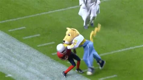 The Denver Nuggets' Mascot Tackles a Kid | GQ