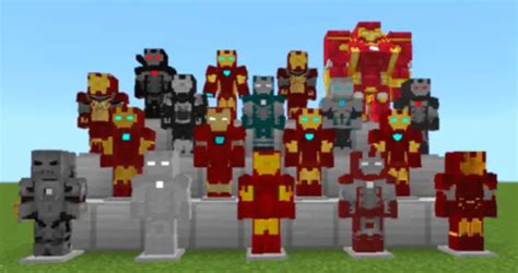 Iron Man Legends Mod(20+ Iron Man suits) - Mods for Minecraft