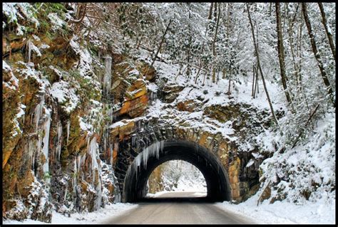 Smoky Mountain Winter Scenes Wallpaper - WallpaperSafari