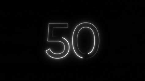 Animated Loop Neon Light Number 50 Stock Footage Video (100% Royalty-free) 1100044327 | Shutterstock
