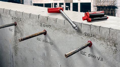 HILTI HIT RE-500 V4 INJECTABLE EPOXY MORTAR For Anchor Bolt, Rebar Connections and Heavy ...