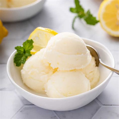 Rezept für Zitronensorbet | Meine Backsucht - RezeptFinden