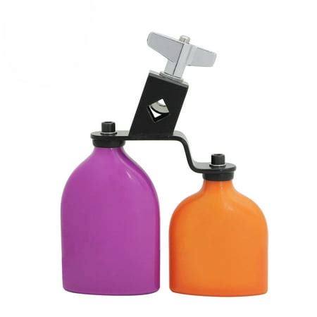 Bicolor Cowbell for Drum Set High and Low Tones Midium Size Double ...