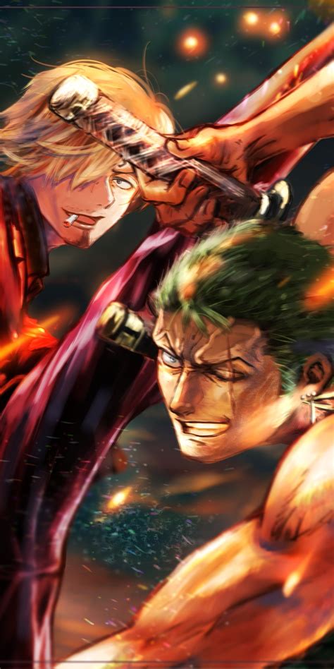 1440x2880 Roronoa Zoro vs Sanji One Piece 1440x2880 Resolution Wallpaper, HD Anime 4K Wallpapers ...