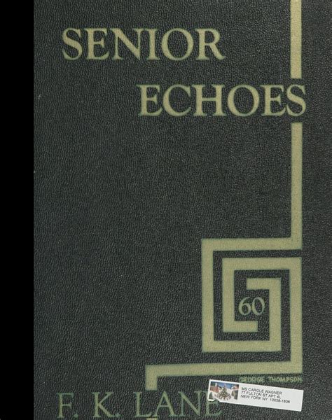 (Reprint) 1960 Yearbook: Franklin K. Lane High School, Brooklyn, New ...