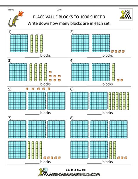 What Are Dienes Blocks - Carol Jone's Addition Worksheets