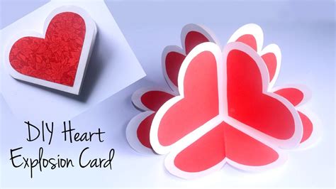 Heart Pop Up Card Template Free – Mightyprintingdeals.com