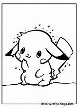 Pikachu Thunderbolt Coloring Pages sketch template