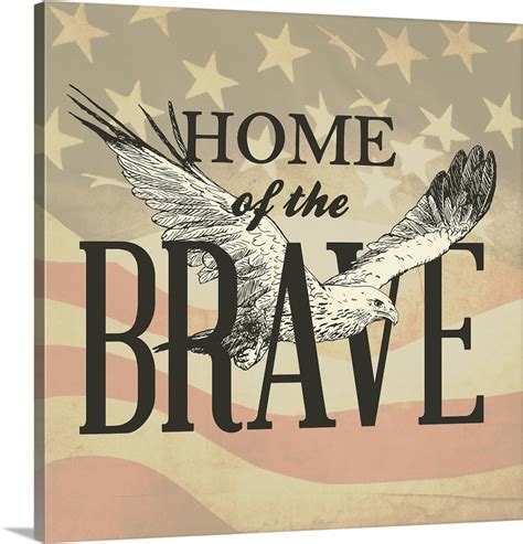 Home of the Brave - Square Wall Art, Canvas Prints, Framed Prints, Wall Peels | Great Big Canvas