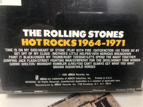 The Rolling Stones Hot Rocks 2 Cds 1964-1971 Classic Rock - Etsy