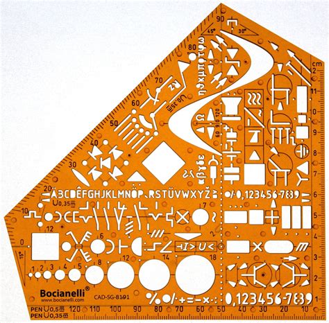 Buy Electrical Electronic Control Installation Schematic Wiring Symbols Drawing Template Stencil ...