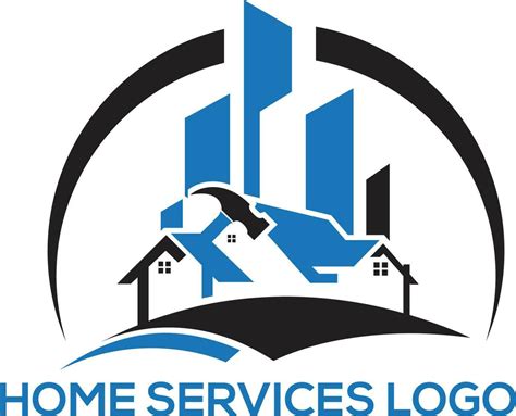 home service logo designs free Vector 23254256 Vector Art at Vecteezy