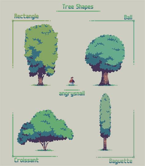 pixel art tree - angrysnail | commissions closed on Twitter ...