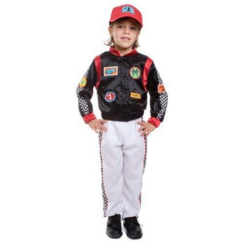 Race Car Driver Costume For Kids - Boys Racing Jacket Dress By Dress Up ...