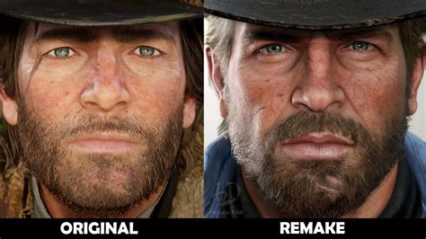 Red Dead Redemption 2 Arthur Morgan Remastered - Next Gen Graphics ...