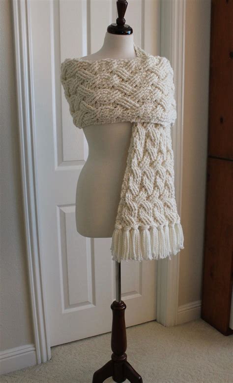 Crochet Scarf Pattern Super Scarf Celtic Crochet Pattern for - Etsy