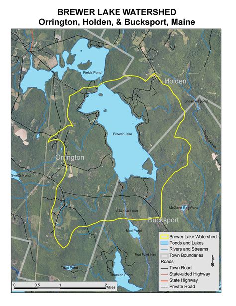 Lakes of Maine - Lake Overview - Brewer Lake - Bucksport, Holden, Orrington, Penobscot, Maine