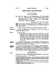 C1949A00027.pdf - Genocide Convention. No. 27. 1949. GENOCIDE ...