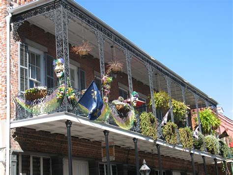 figs flowers food: BALCONIES OF THE FAMOUS FRENCH QUARTER, NEW ORLEANS