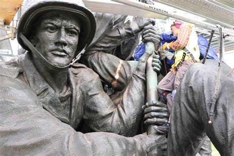 History of the Marine Corps War Memorial - George Washington Memorial Parkway (U.S. National ...