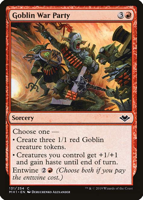 Goblin War Party · Modern Horizons (MH1) #131 · Scryfall Magic The Gathering Search