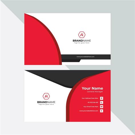 Modern Professional Business Card, Creative And Simple Business Visiting Card, Business Card ...