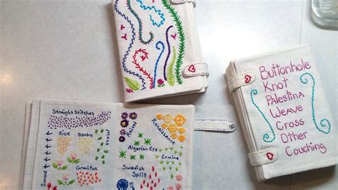 Embroidery Stitches Sampler Book Part 2 – Debreena