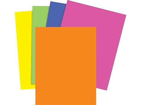 MyOfficeInnovations Brights 24 lb. Colored Paper Neon Assorted 500/Ream 733097 | eBay